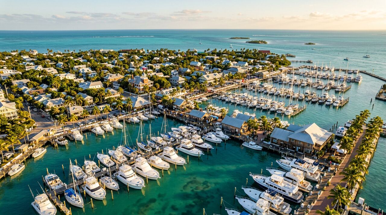 A&B Marina wet slips in Key West, Florida