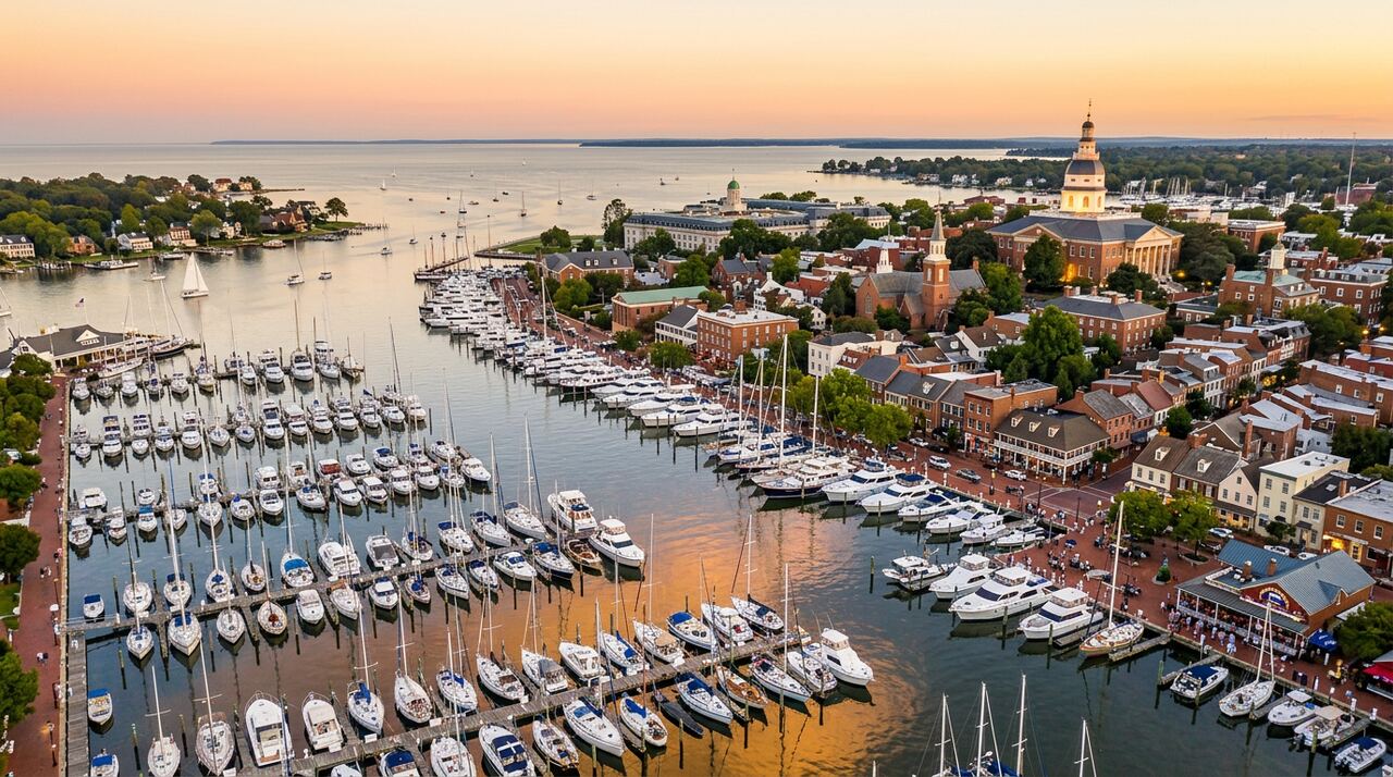 Annapolis City Marina wet slips in Annapolis, Maryland