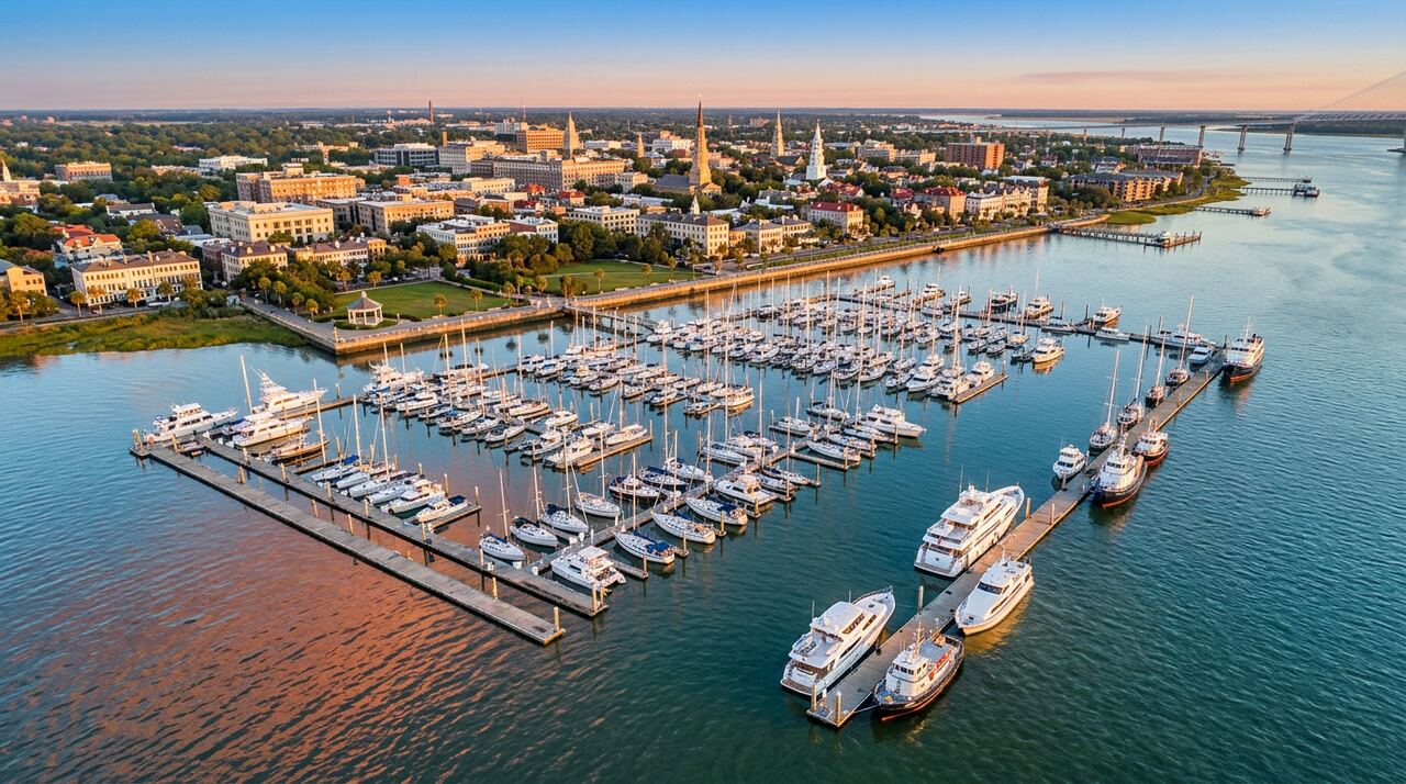 Charleston City Marina wet slips