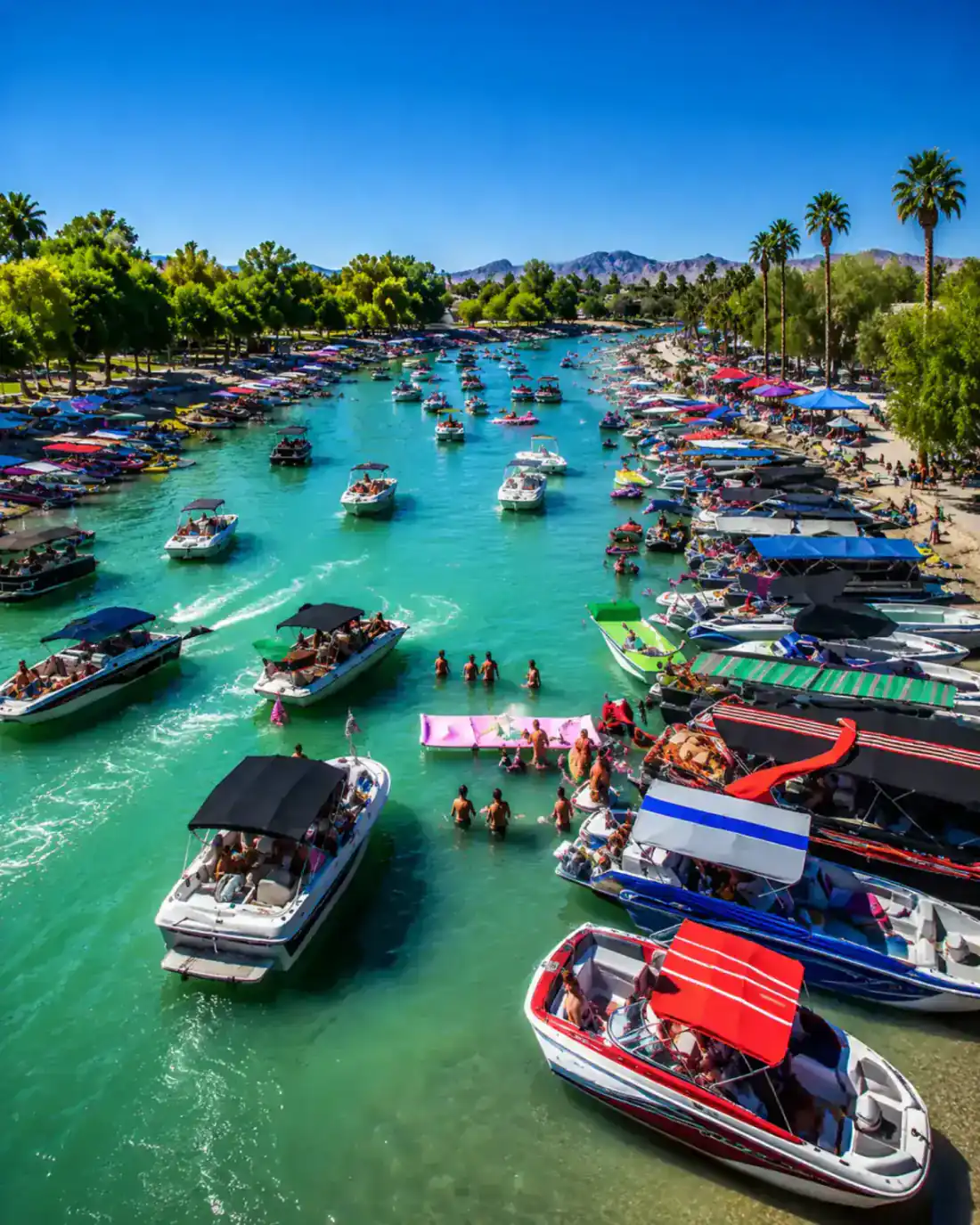 Lake Havasu marina wet slips and yacht dockage