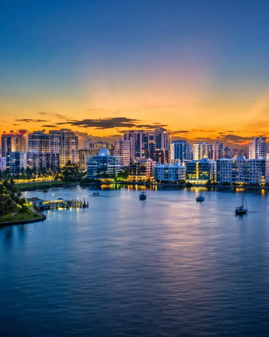Sarasota marina wet slips and yacht dockage