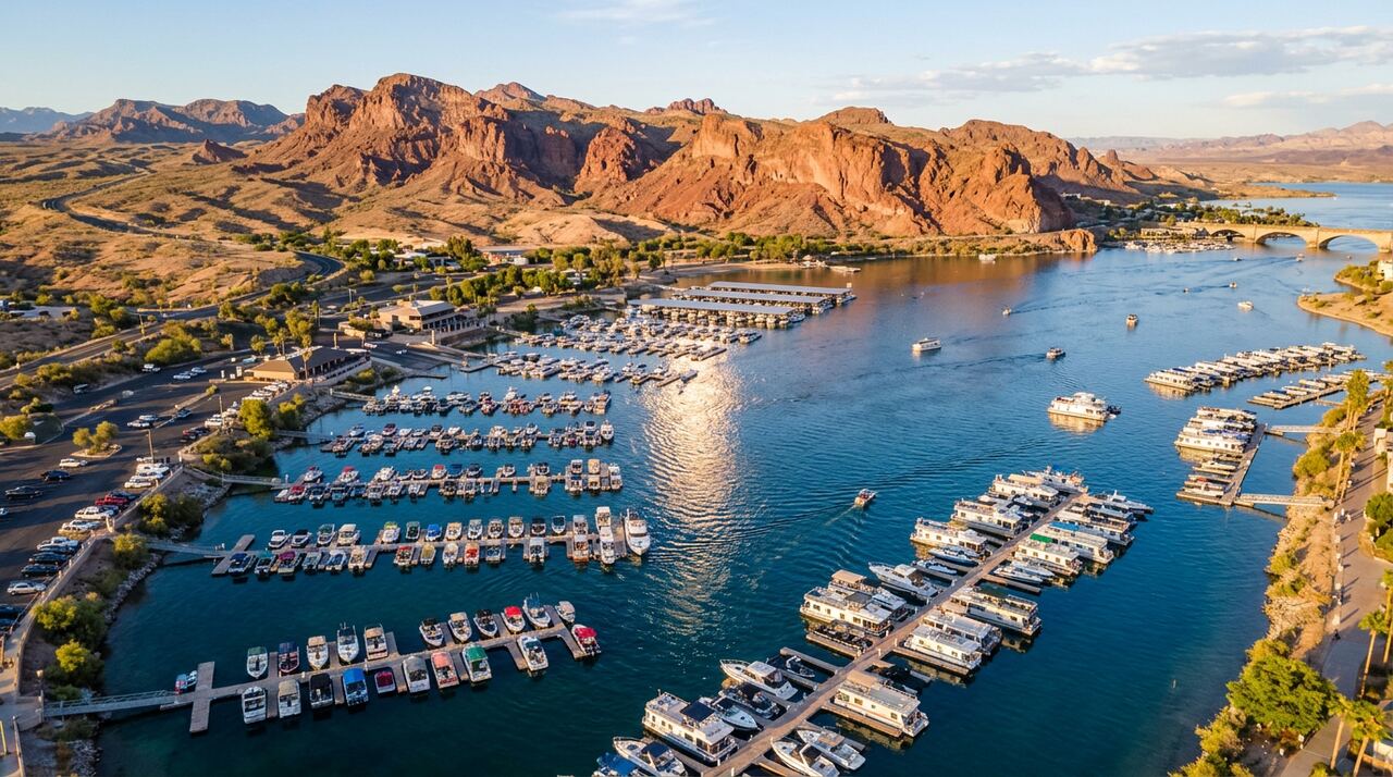 Havasu Springs Marina wet slips in Lake Havasu, Arizona