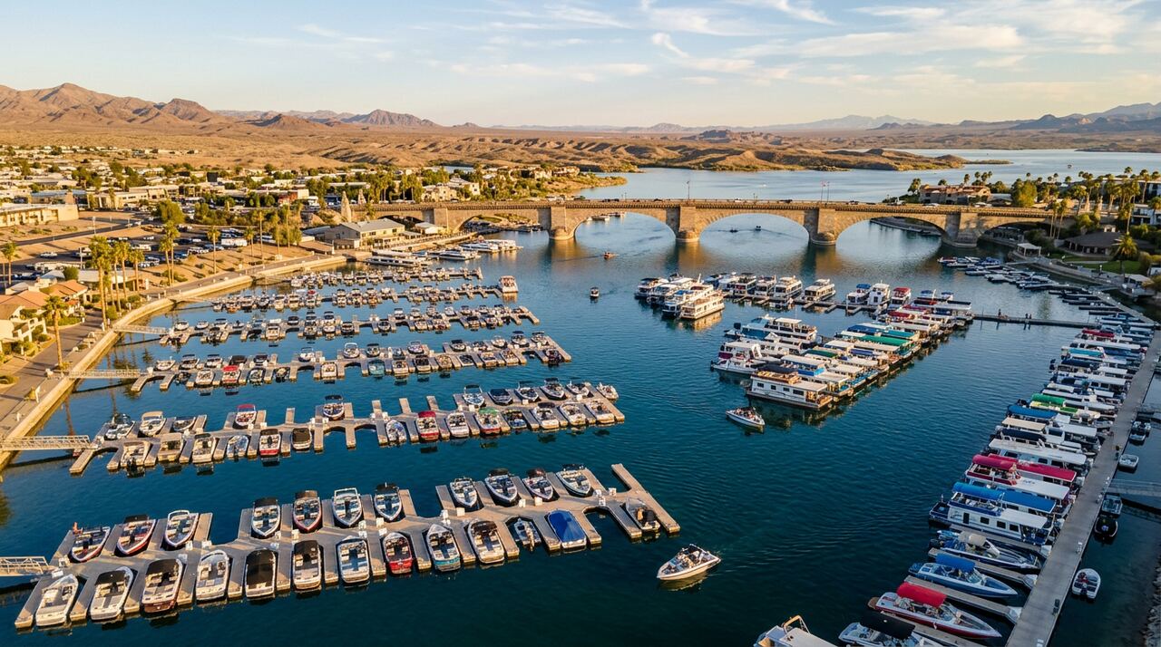 Lake Havasu Marina wet slips in Lake Havasu, Arizona