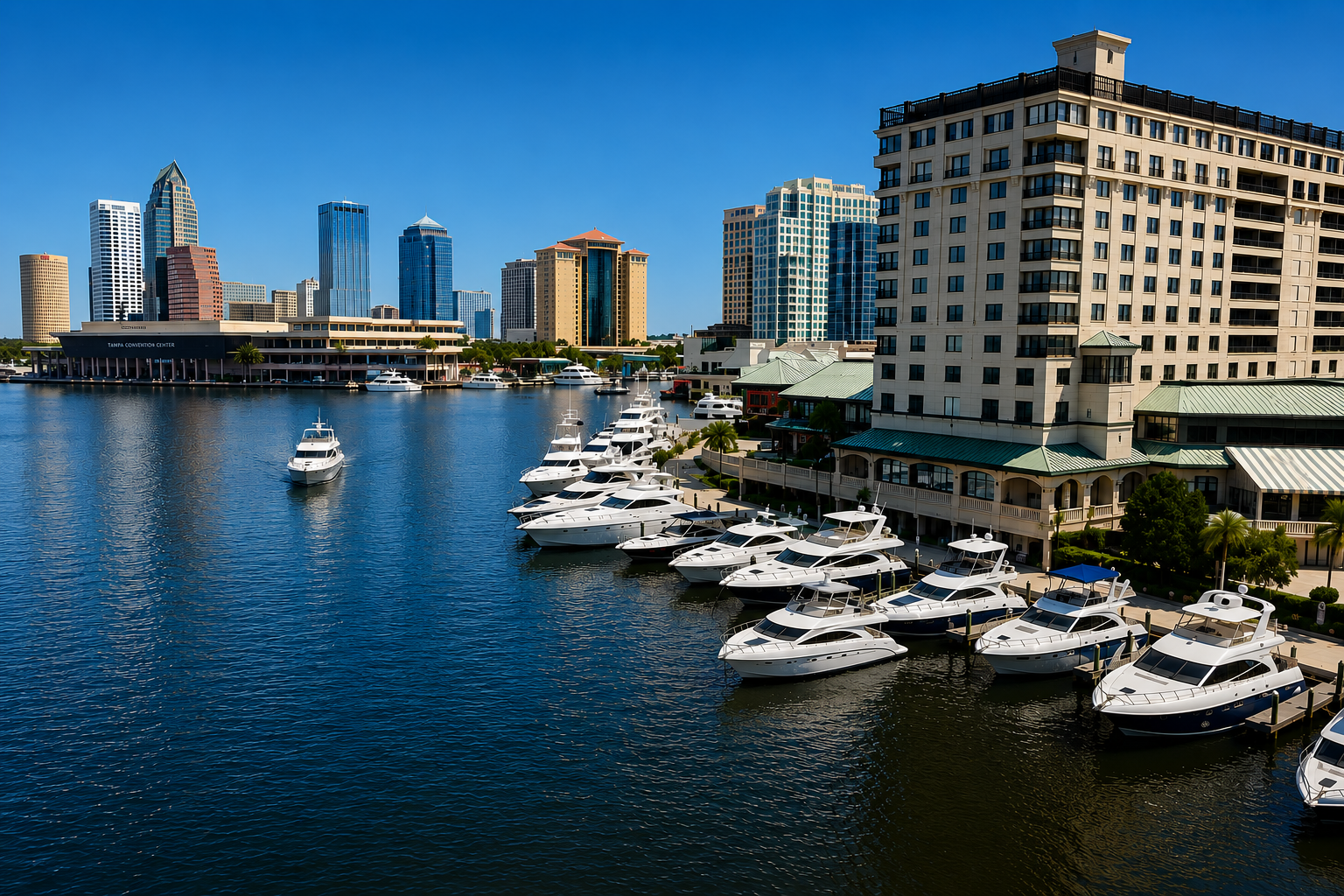 The Pointe Marina wet slips